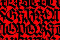 Gothic letters - 10