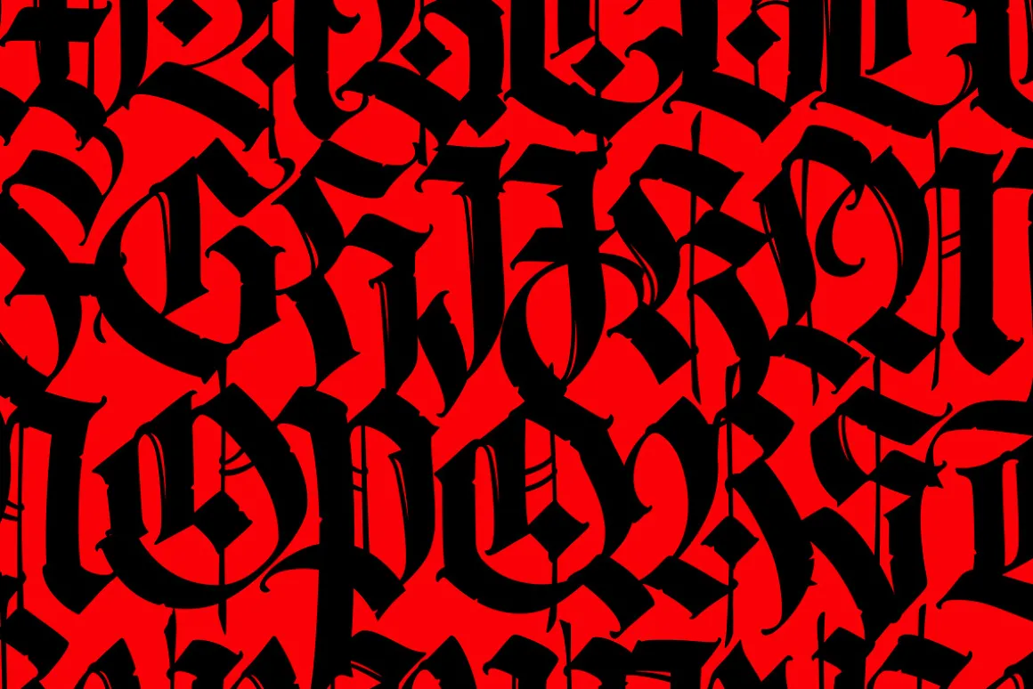 Gothic letters - 10