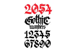 Gothic letters - 10