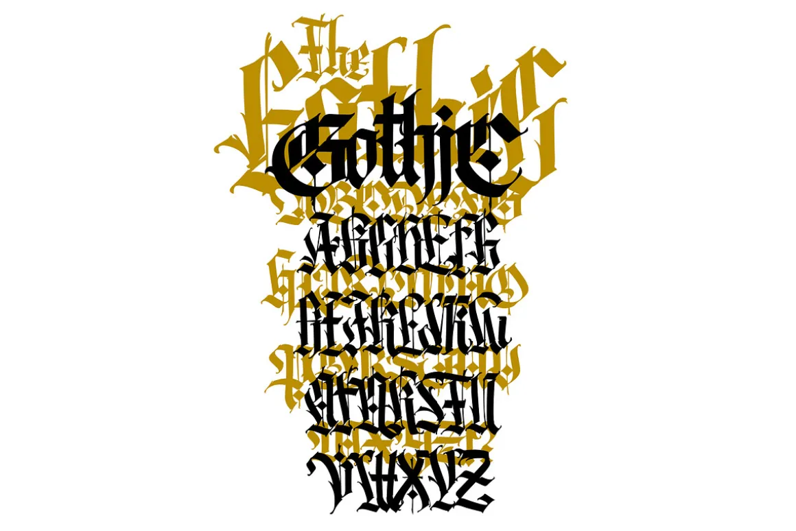 Gothic letters - 10