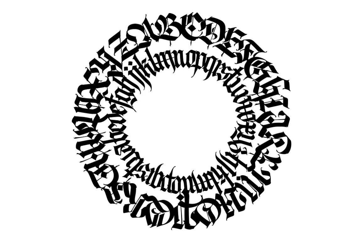 Gothic letters - 10