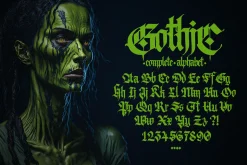 Gothic letters - 10