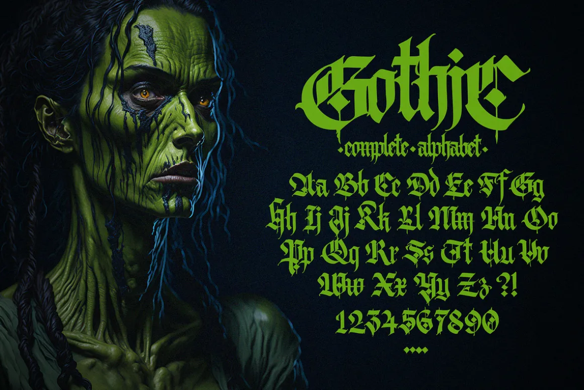 Gothic letters - 10