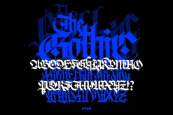 Gothic letters - 10