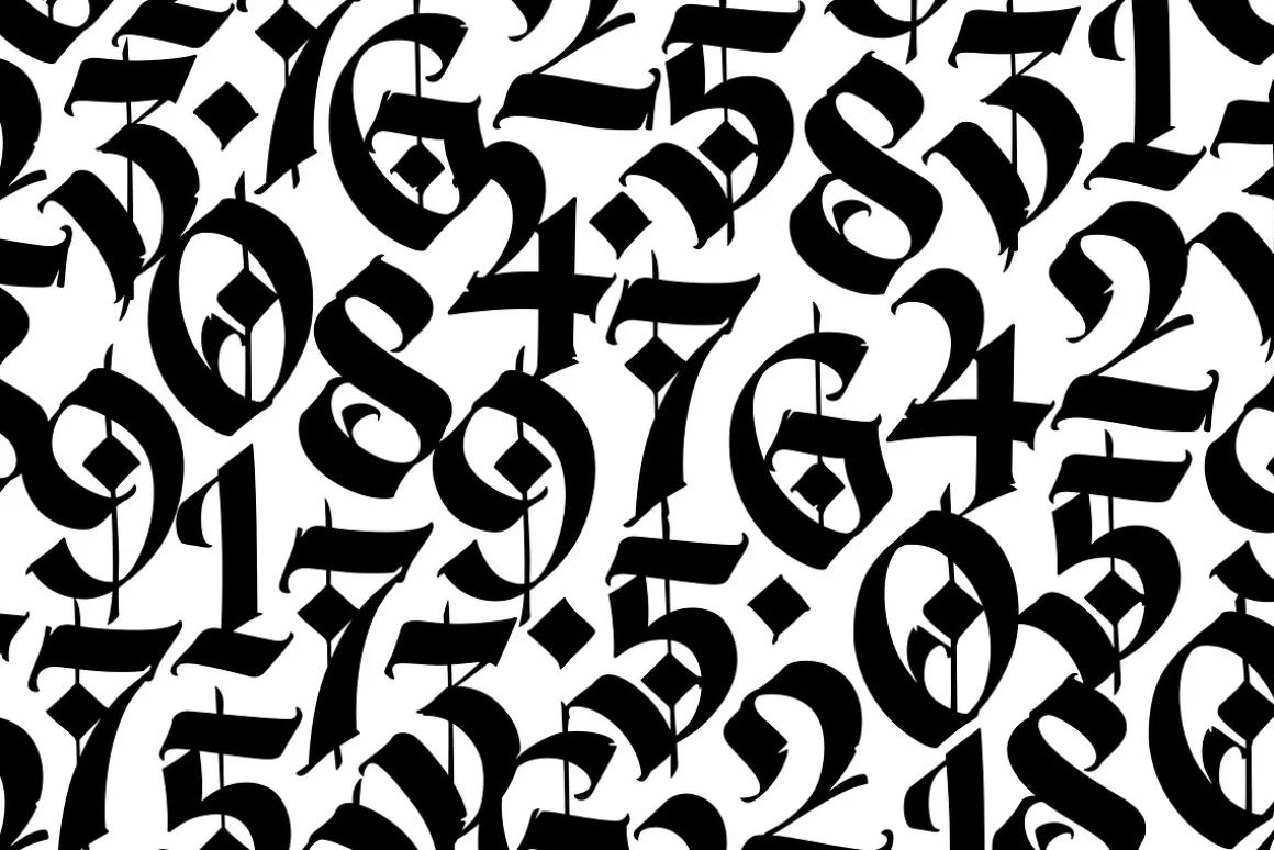 Gothic letters - 10