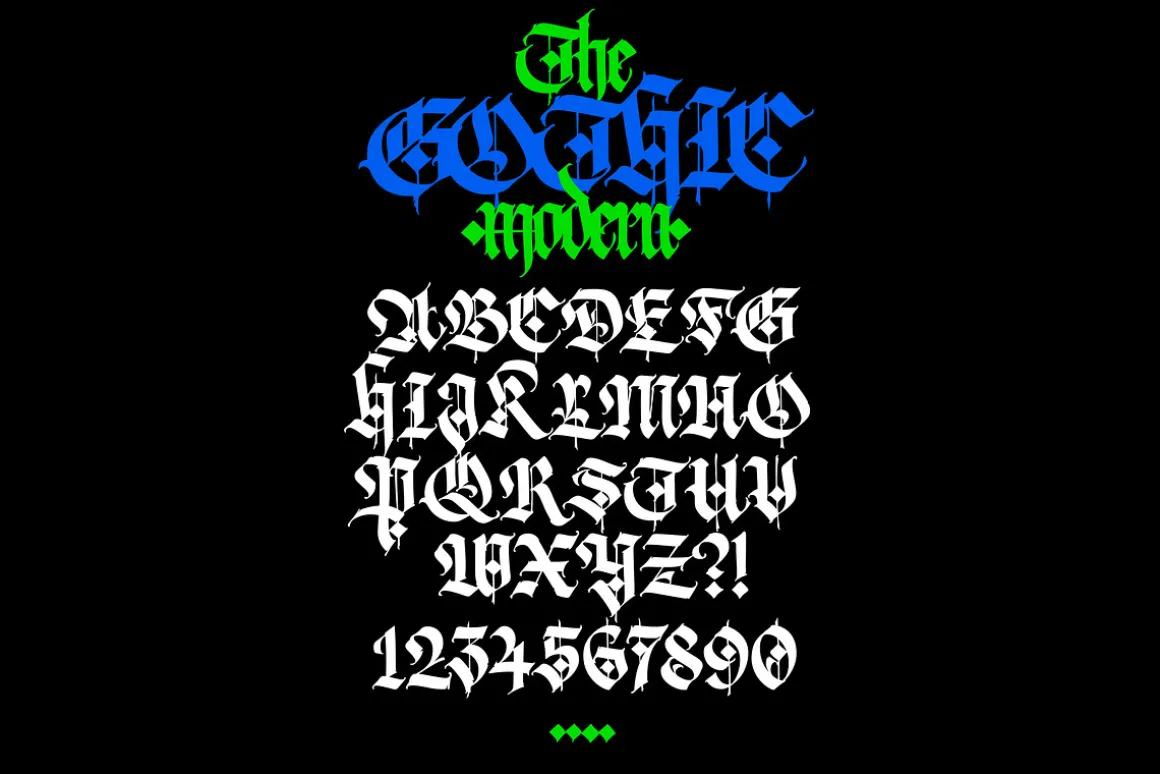 Gothic letters - 10