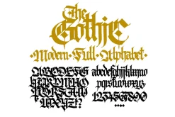 Gothic letters - 10