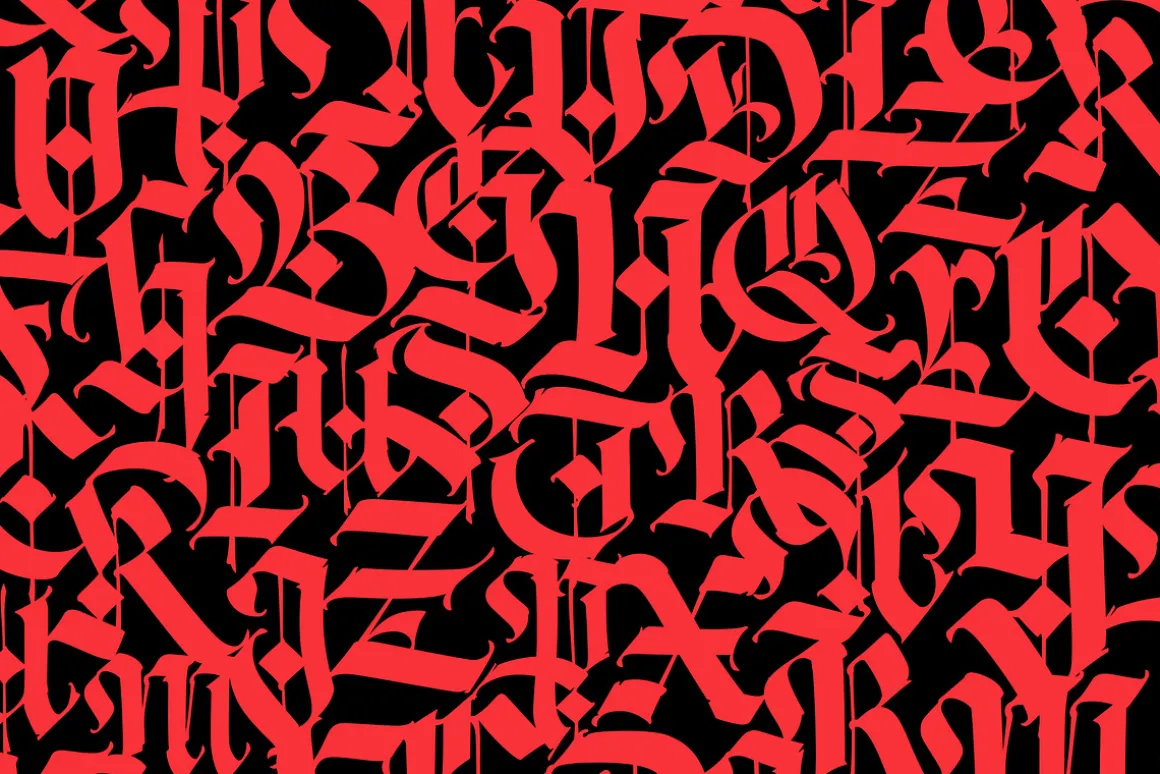 Gothic letters - 10