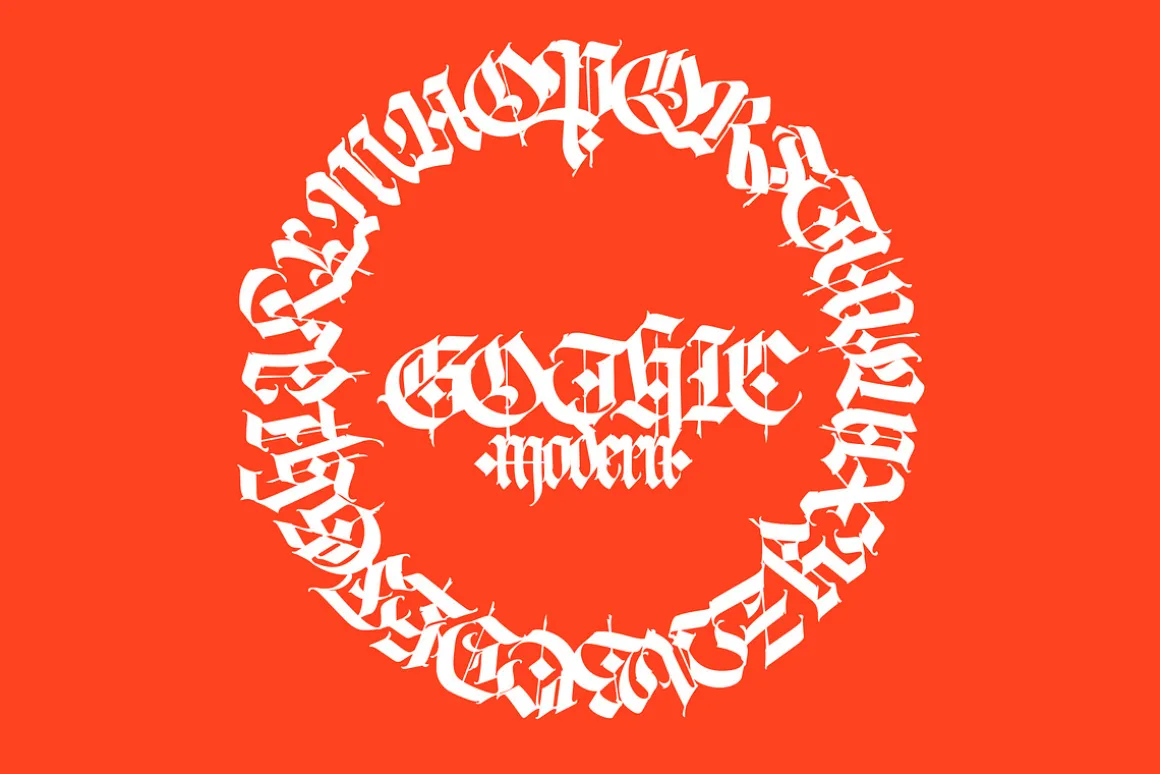 Gothic letters - 10