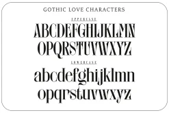 Gothic Love - Condensed Serif Font