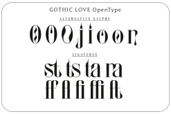 Gothic Love - Condensed Serif Font