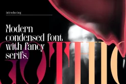 Gothic Love - Condensed Serif Font