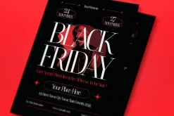 Gothic Style Black Friday Flyer Set