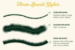 Gouache Shader Brushes | Illustrator