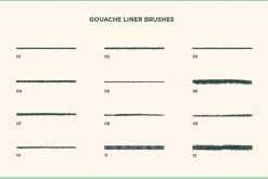 Gouache Shader Brushes | Illustrator