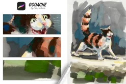 Gouache Brushes for Procreate