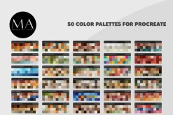 Gouache Procreate Brush Kit of 23