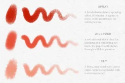 Gouache Set – Procreate Brushes
