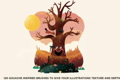 Gouache Shader Brushes | Procreate