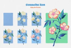 Gouache Zen Affinity Brushes
