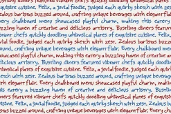 Gourmet Eatery | Doodle Typeface