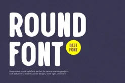 Govacos - Round Font