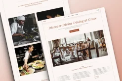 Grace - Restaurant Framer Template