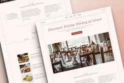 Grace - Restaurant Framer Template