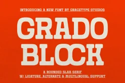 Grado Block | Rounded Slab Serif
