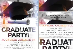 Graduation Party Flyer Template