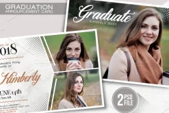 Graduation Card Template