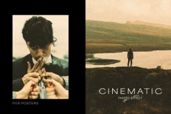 Grain Cinematic Poster Effect
