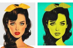 Grainy Halftone Photo Effect
