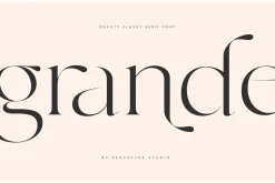grande - beauty classy serif font