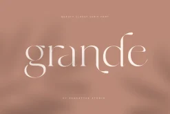 grande - beauty classy serif font