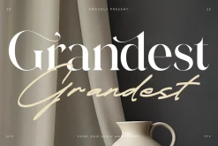 Grandest Modern Font Duo
