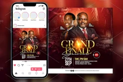 grand finale church flyer template