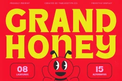 Grand Honey Modern Display Font