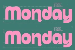 Grand Nights Modern Retro Font