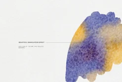 Granulating Watercolor brush set