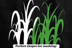 25 Grass Photoshop Stamp Brushes