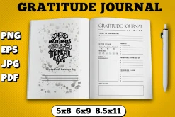 Gratitude journal kdp interior