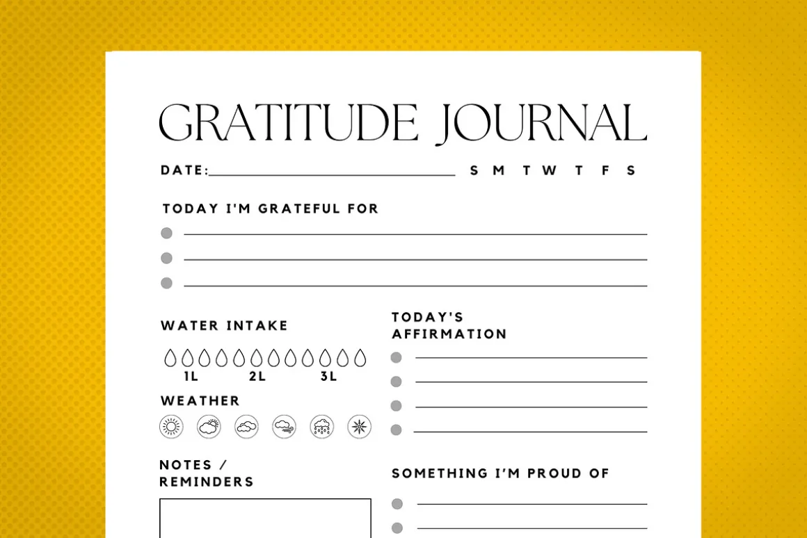 Gratitude journal kdp interior