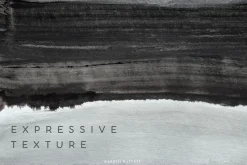GRAY AND BLACK MODERN ART