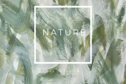 GREEN ABSTRACT MODERN ARTWORK