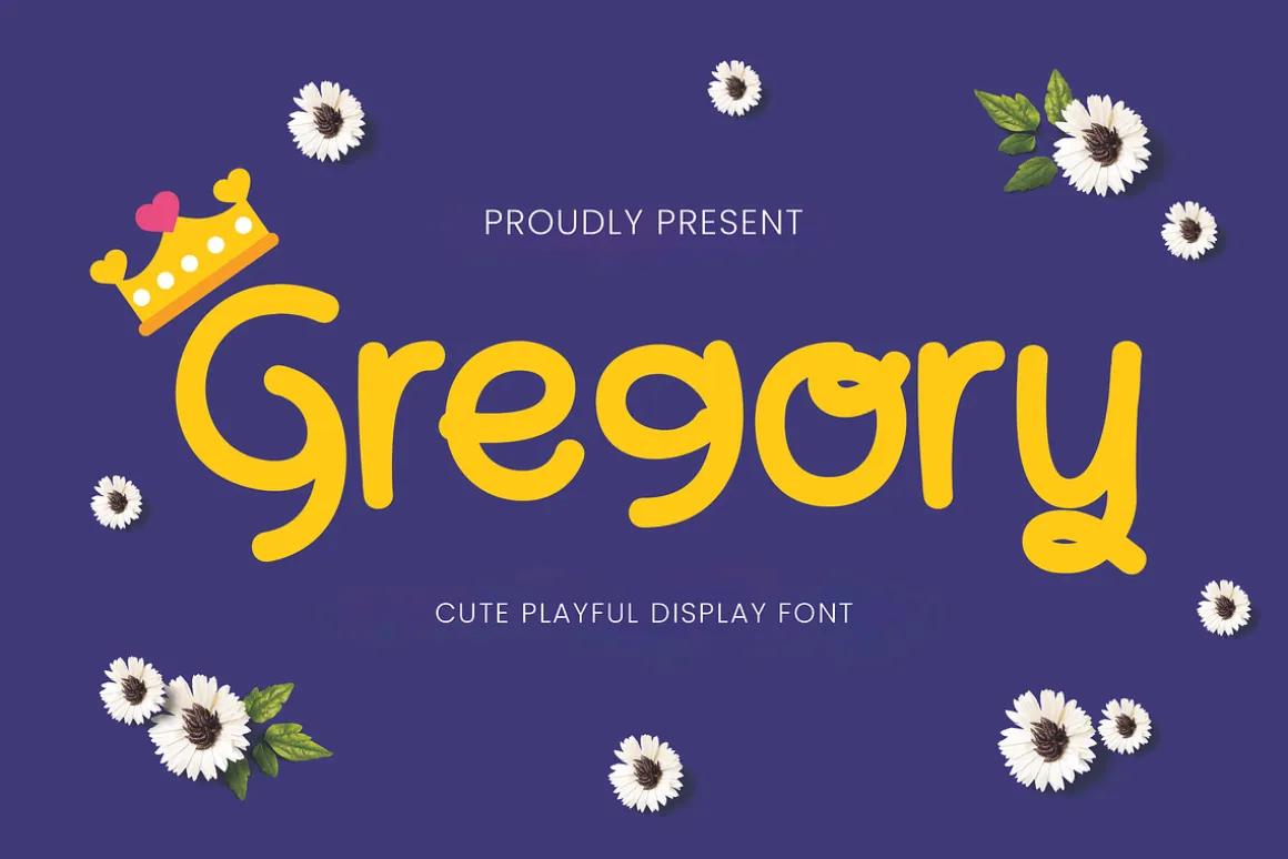 Gregory - Cute Display Font