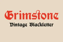 Grimstone Blackletter Vintage Font