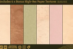 Gritters Chalk Brushes (Illustrator)