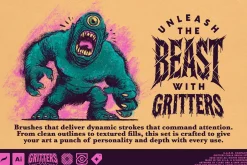 Gritters Chalk Brushes (Illustrator)
