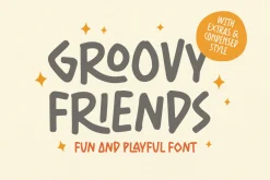 Groovy Friends - Playful Font